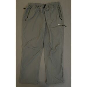 Mocoly Athletic Track Lounge Pants Mens Size XXL Gray Jogger Zipper Pockets